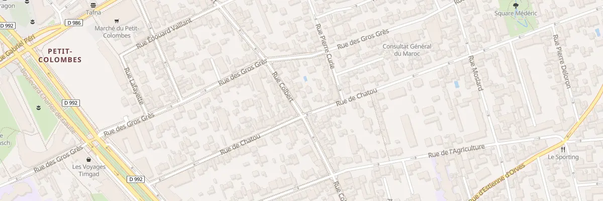 Plan du 116 Rue de Chatou à Colombes