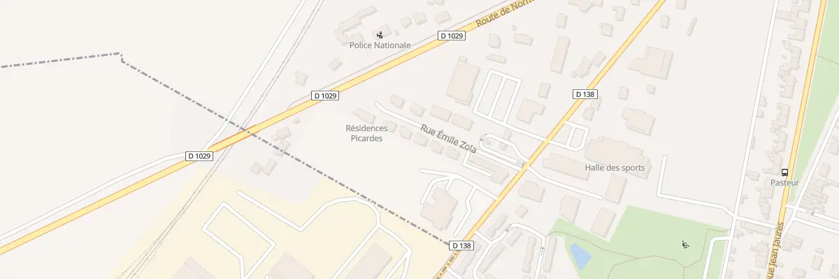 Plan du 7 Rue Emile Zola à Salouël