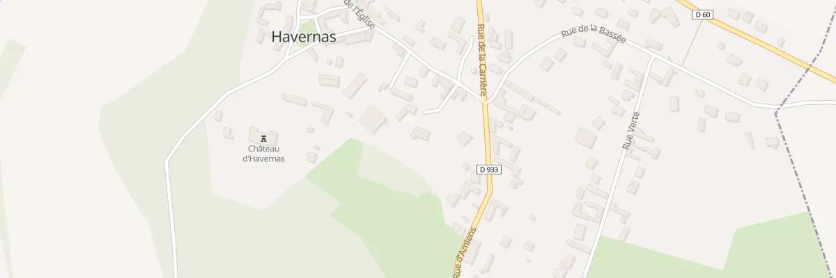 Plan du 3 Imp Gaston Moutardier à Havernas