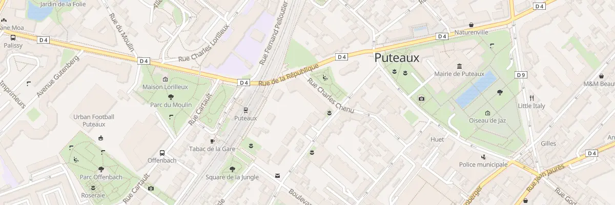 Plan du 145B Rue de la République à Puteaux