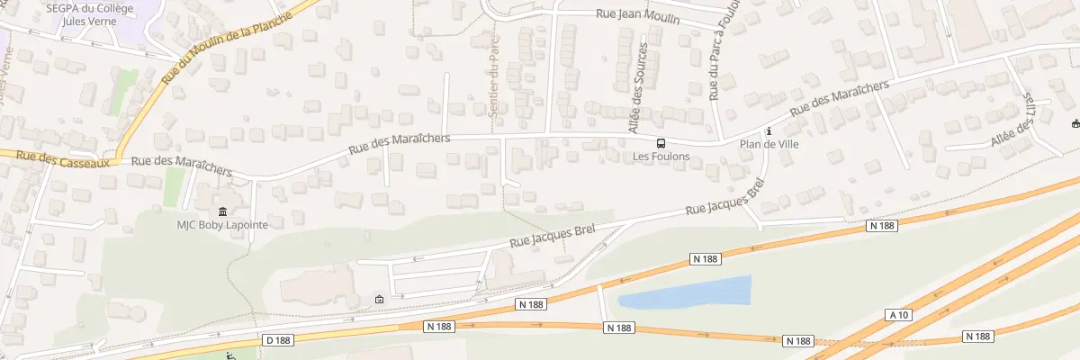 Plan du 36 Rue des Maraichers à Villebon-sur-Yvette