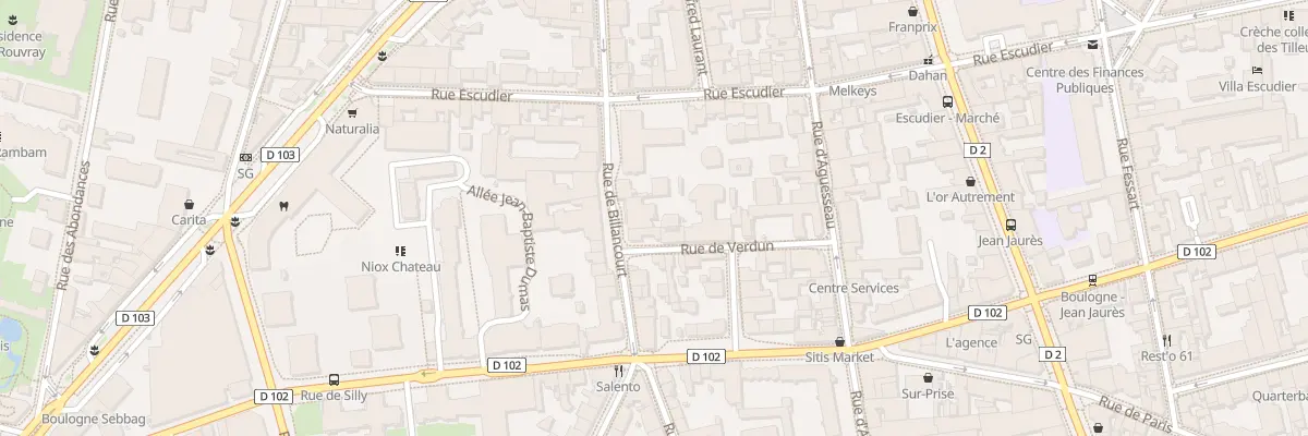 Plan du 31 Rue de Billancourt à Boulogne-Billancourt