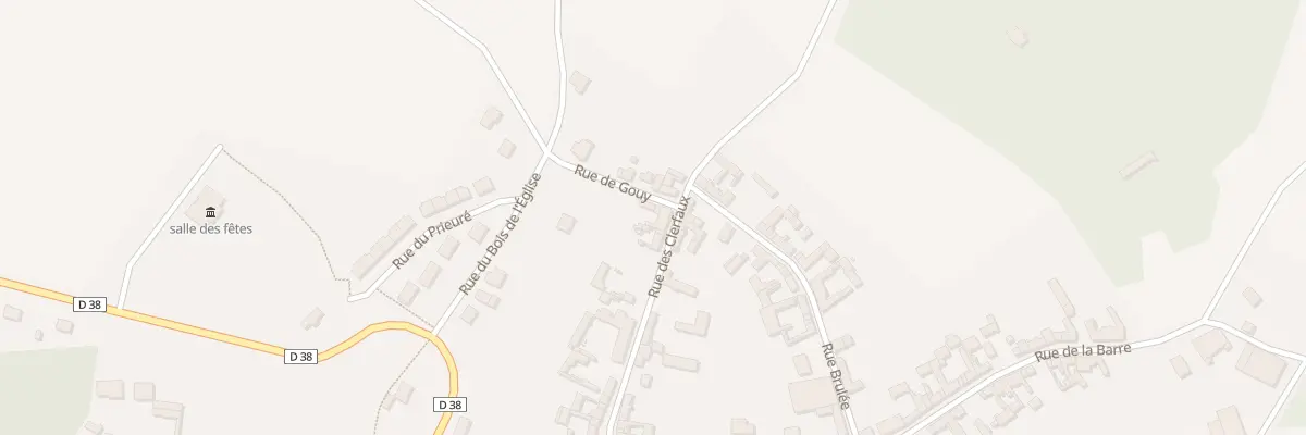 Plan du 1 Rue de Gouy à Bonneuil-les-Eaux