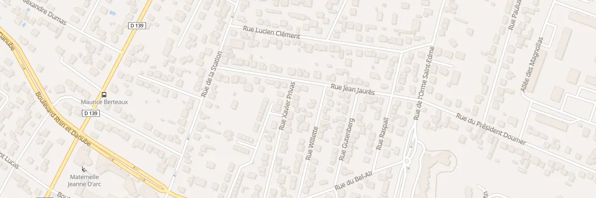 Plan du 36 Rue Xavier Privas à Franconville
