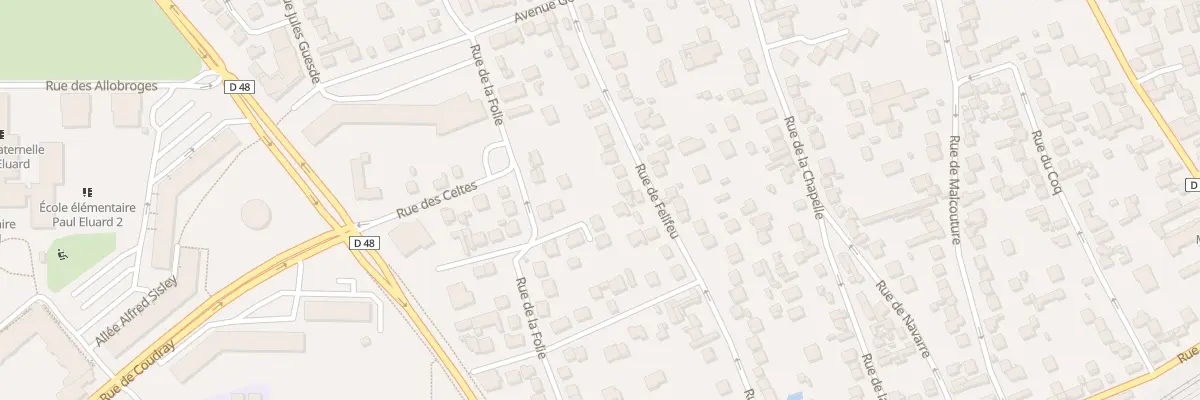 Plan du 33 Rue de Felifeu à Argenteuil