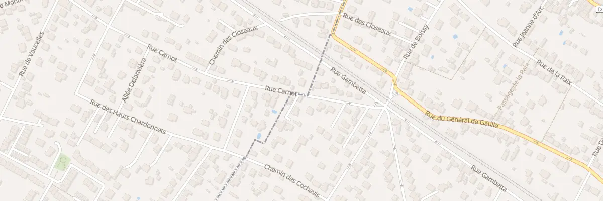 Plan du 201B Rue du Général de Gaulle à Saint-Leu-la-Forêt