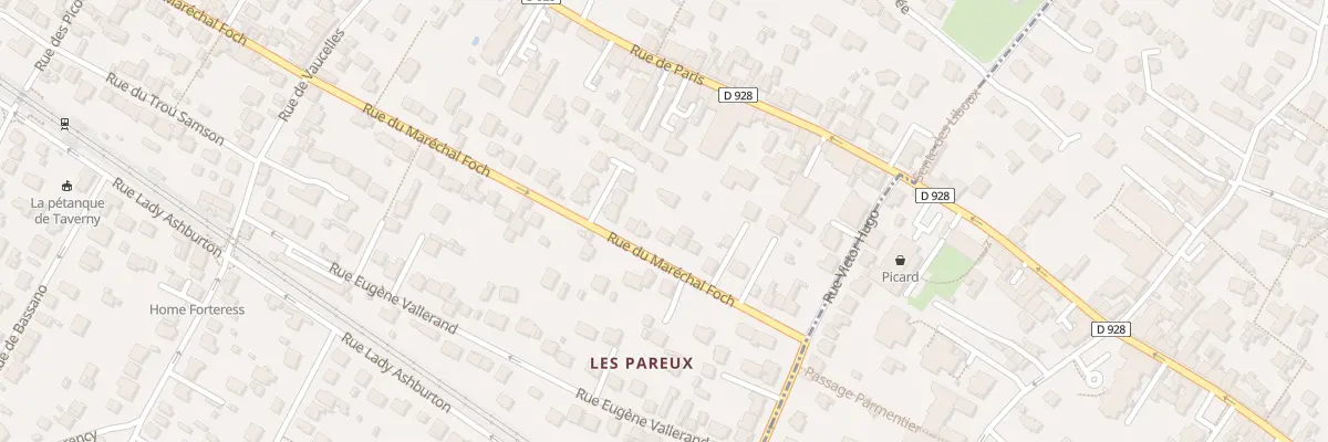 Plan du 24 Rue du Maréchal Foch à Taverny