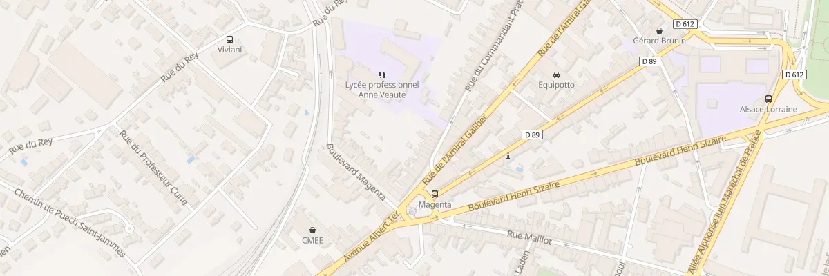 Plan du 68 Rue du Commandant Prat à Castres