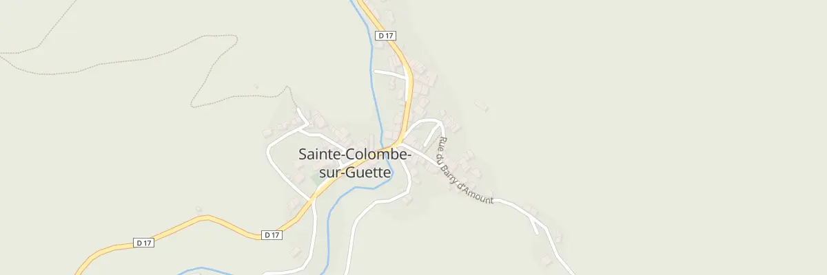 Plan du 52 Le Village à Sainte-Colombe-sur-Guette
