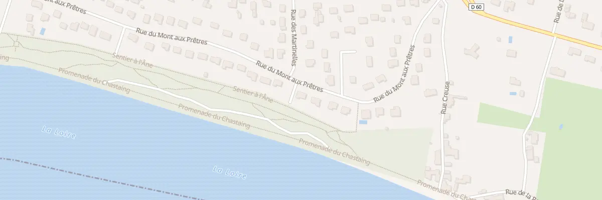 Plan du 70 Rue du Mont aux Prêtres à Châteauneuf-sur-Loire