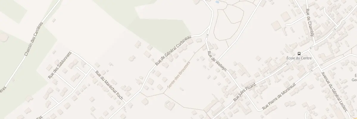 Plan du 48 Rue du Gal Corbineau à Champagne-sur-Oise