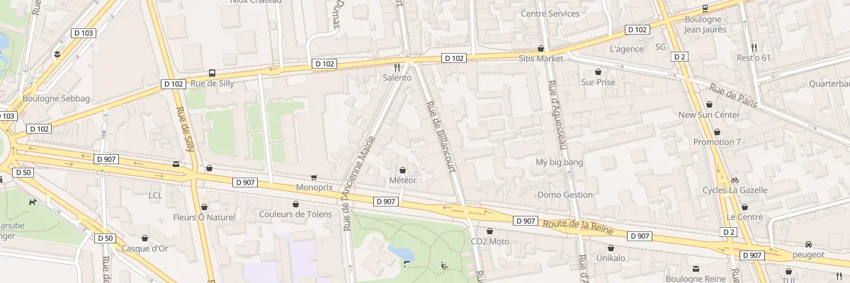 Plan du 42 Rue de Billancourt à Boulogne-Billancourt