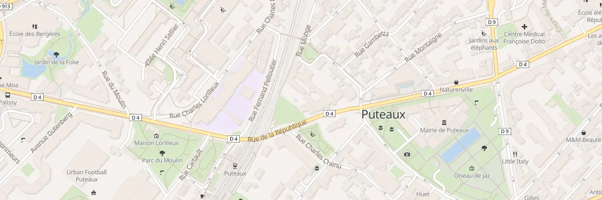 Plan du 154 Rue de la République à Puteaux