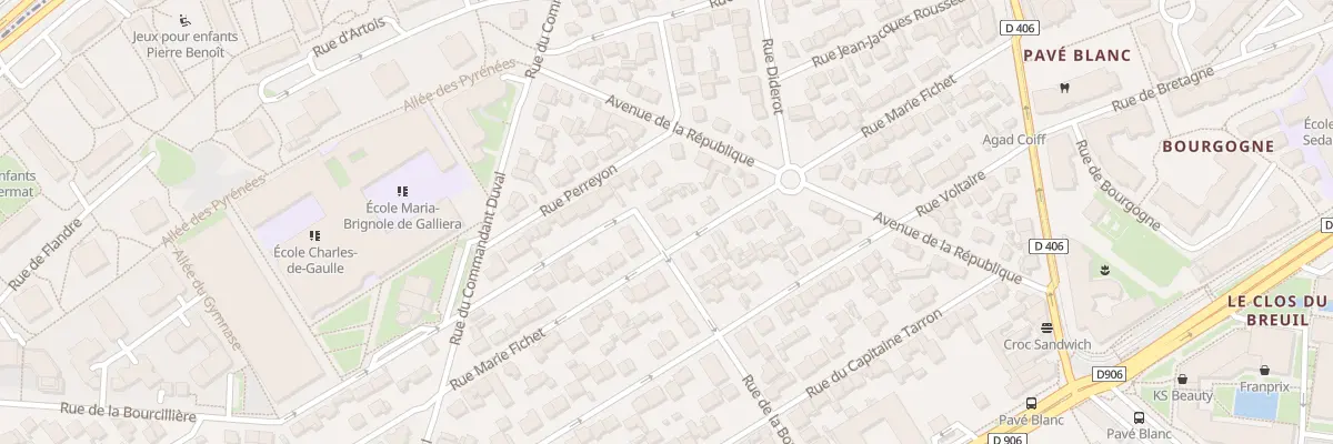 Plan du 44 Rue Marie Fichet à Clamart