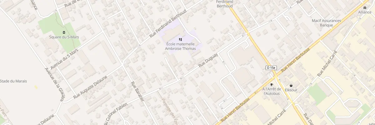 Plan du 94 Rue Duguay à Argenteuil