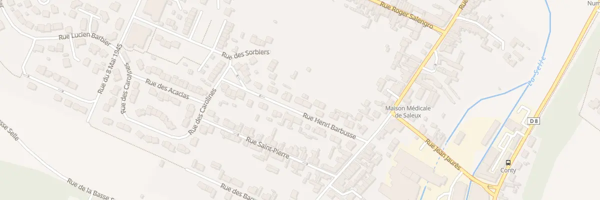 Plan du 14 Rue Henri Barbusse à Saleux