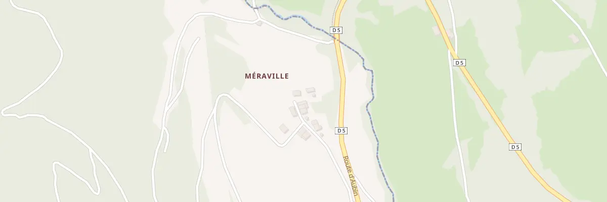 Plan du 5060 Meraville à Valzergues