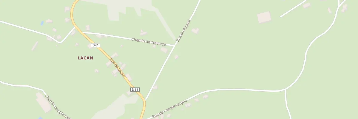 Plan du 6007 Lacan à Arnac