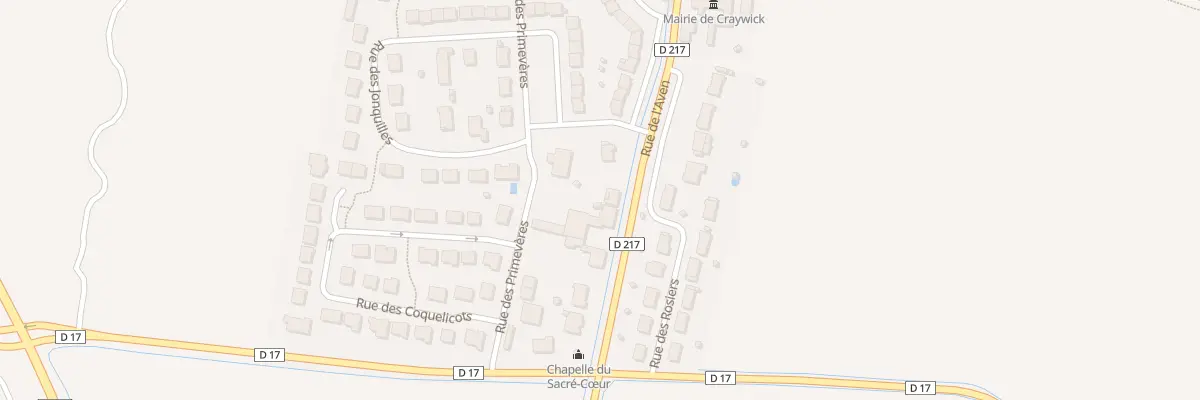 Plan du 127 Rue de l’Aven RD 17 à Craywick