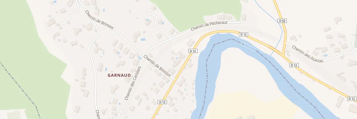 Plan du 168B Garnaud à Montazels