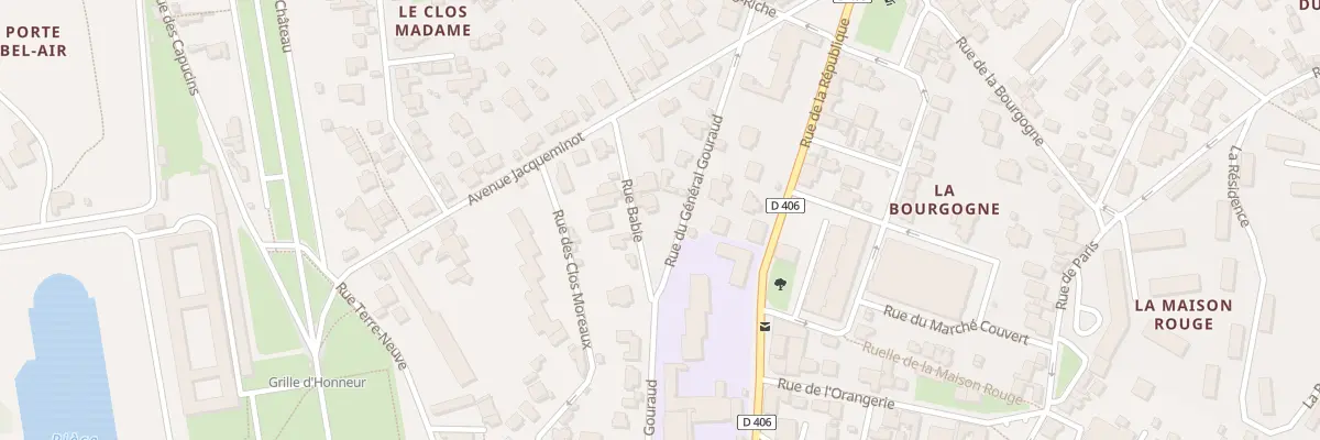 Plan du 6 Rue du Gen Gouraud à Meudon
