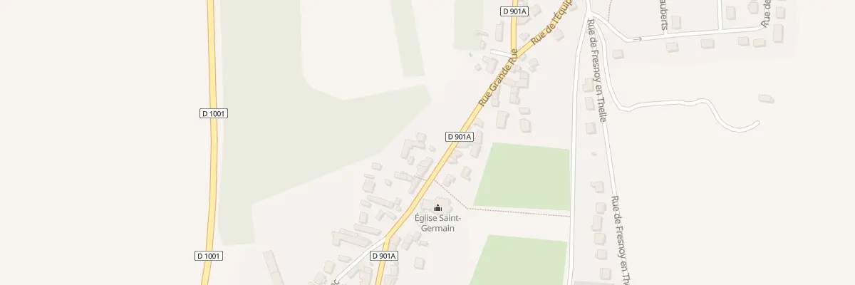 Plan du 27 Rue Grande Rue à Puiseux-le-Hauberger