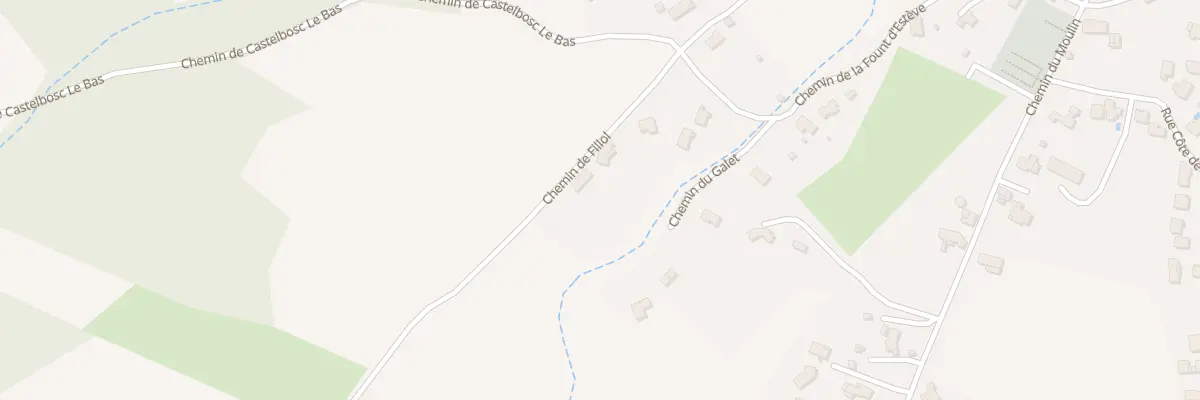 Plan du 5 Che de Galet à Alairac