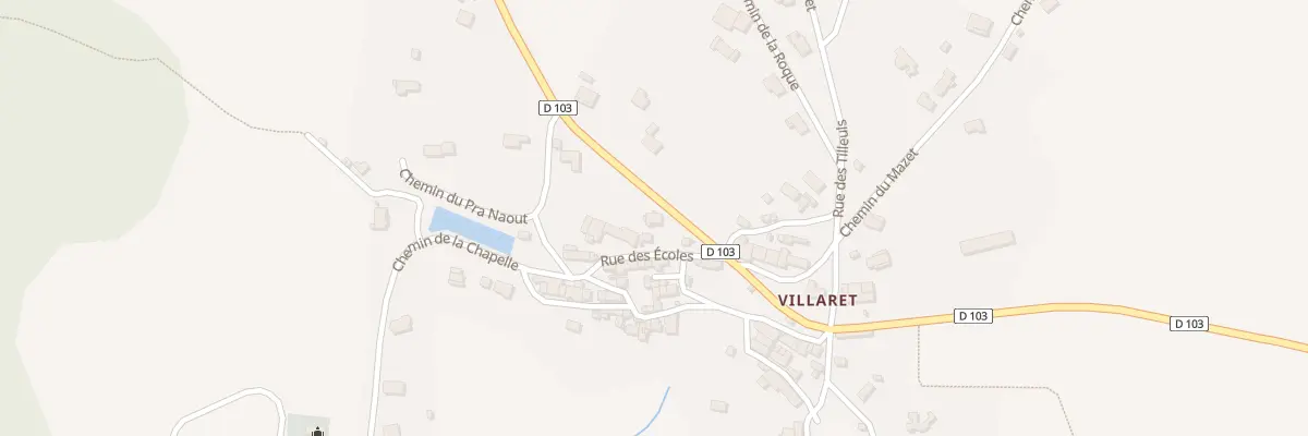 Plan du 3 Rte de Saint Denis à Brousses-et-Villaret