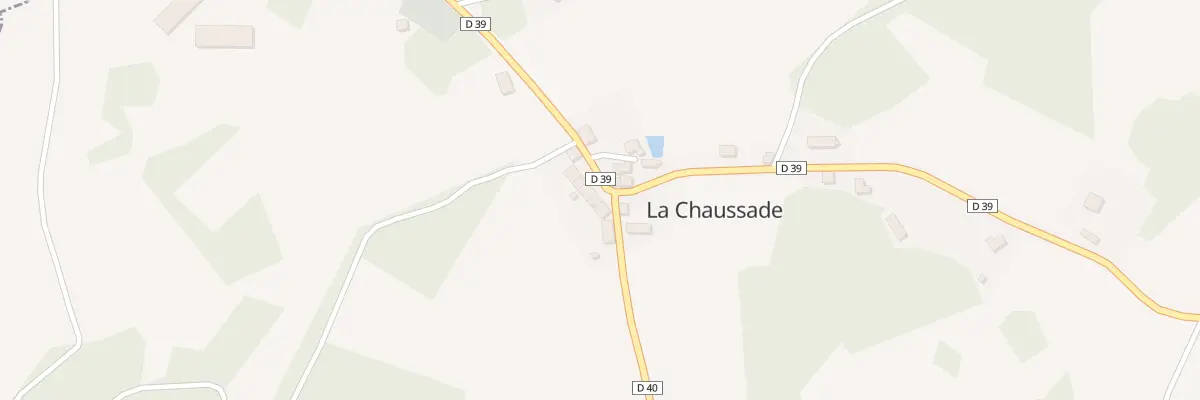 Plan du 10 Le Bourg à La Chaussade