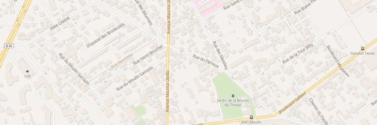 Plan du 27 Rue du Perreux à Argenteuil