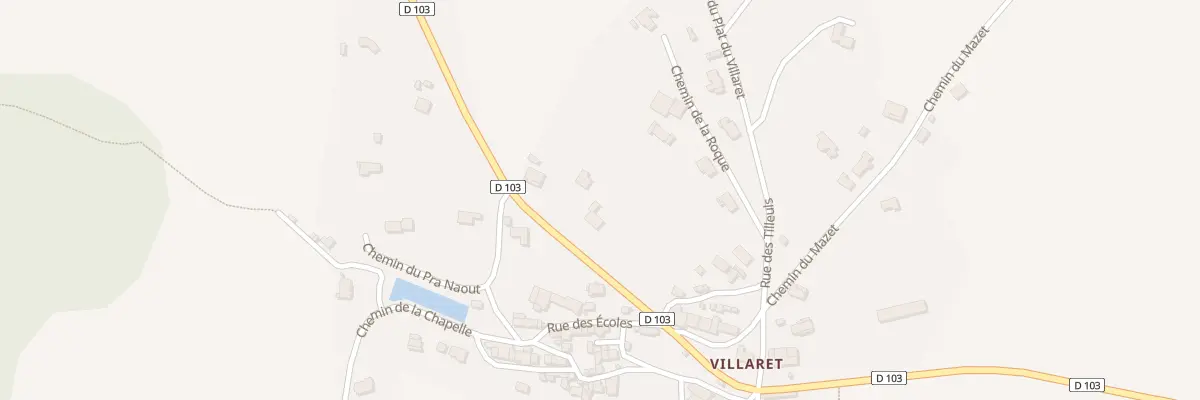 Plan du 12 Rte de Saint Denis à Brousses-et-Villaret