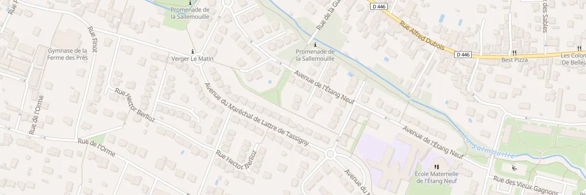 Plan du 2 Imp Gounod à Marcoussis