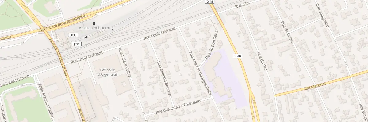 Plan du 177 Rue Antonin G Belin à Argenteuil
