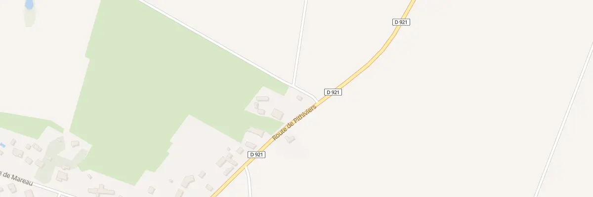 Plan du 93 Rte de Pithiviers à Vrigny