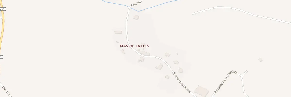 Plan du 5094A Mas de Lattes à Roussennac
