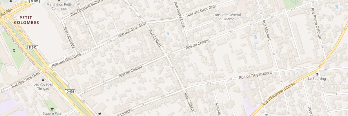 Plan du 123 Rue de Chatou à Colombes