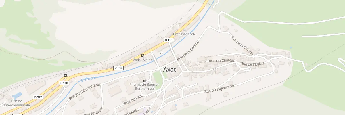 Plan du 11 Rue de la Forge à Axat