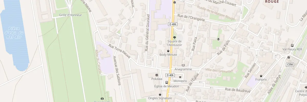 Plan du 15 Rue du Gen Gouraud à Meudon