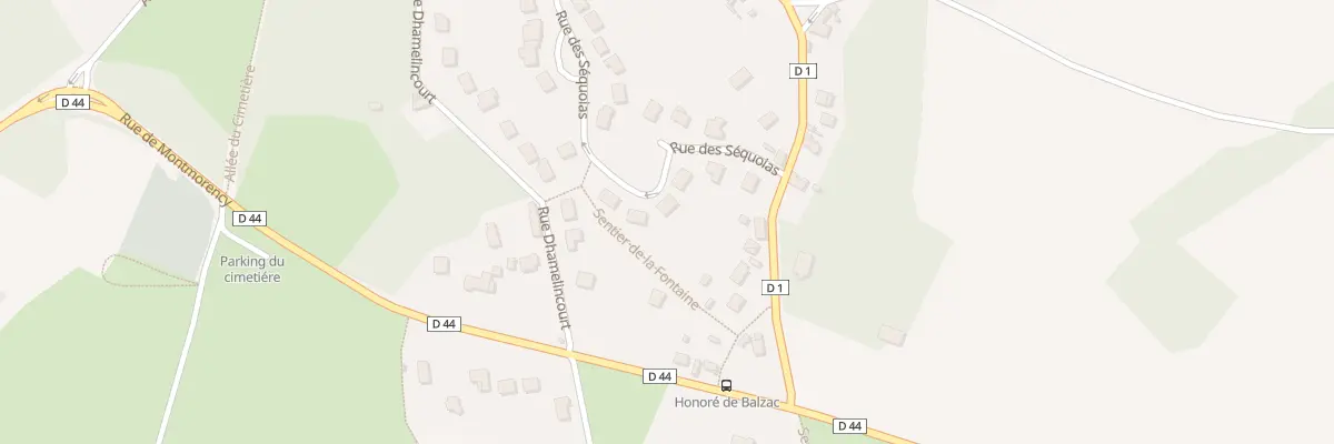 Plan du 18 Rue des Séquoias à Villiers-Adam