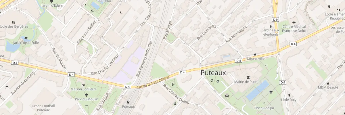 Plan du 148 Rue de la République à Puteaux