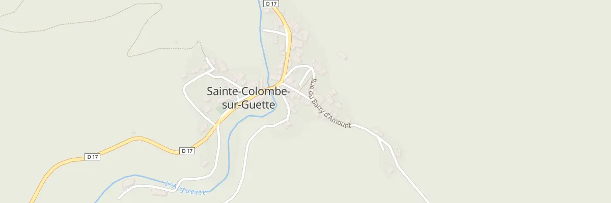 Plan du 33 Le Village à Sainte-Colombe-sur-Guette
