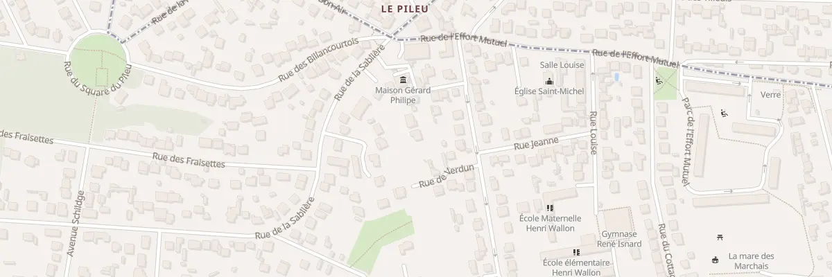 Plan du 33T Rue de Verdun à Palaiseau