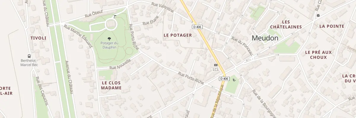 Plan du 12 Rue de Porto Riche à Meudon