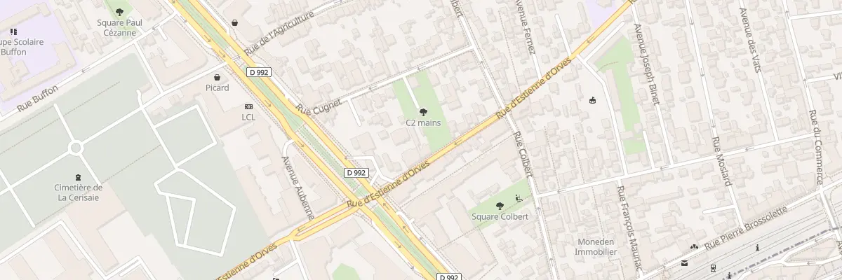 Plan du 350 Rue d’Estienne d’Orves à Colombes