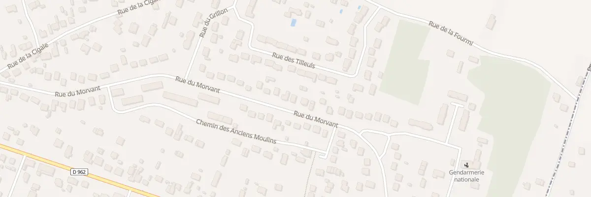 Plan du 51 Rue du Morvant à Châteauneuf-sur-Loire