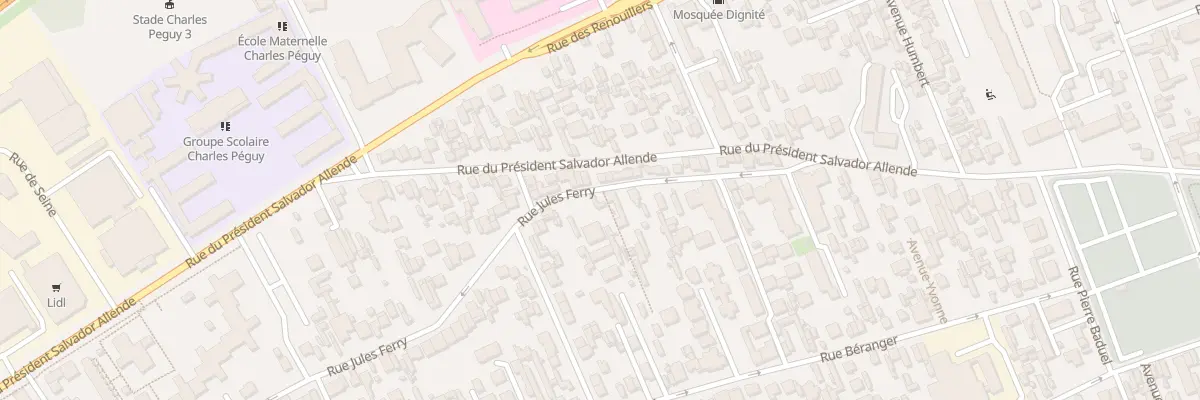 Plan du 61 Rue Jules Ferry à Colombes