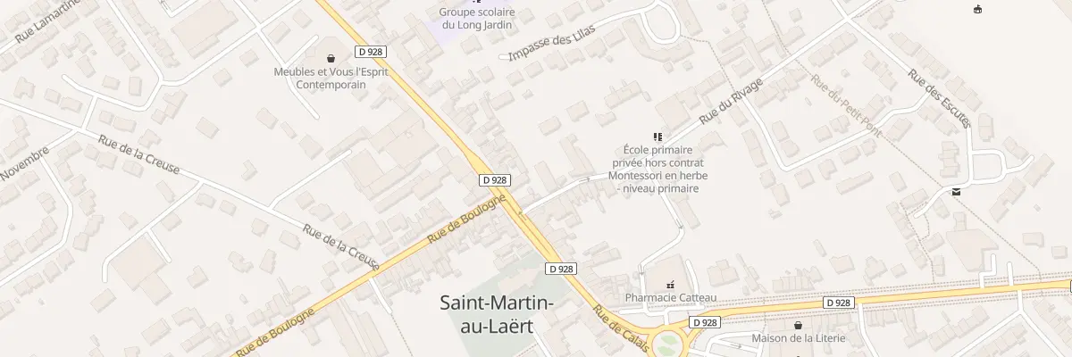 Plan du 28 Rue de Calais à Saint-Martin-lez-Tatinghem