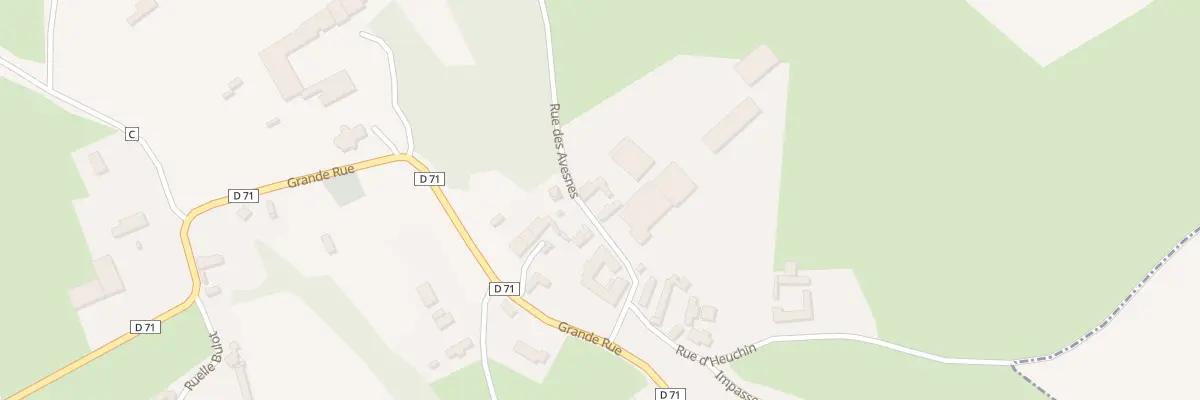 Plan du 118 Rue des Avesnes à Équirre
