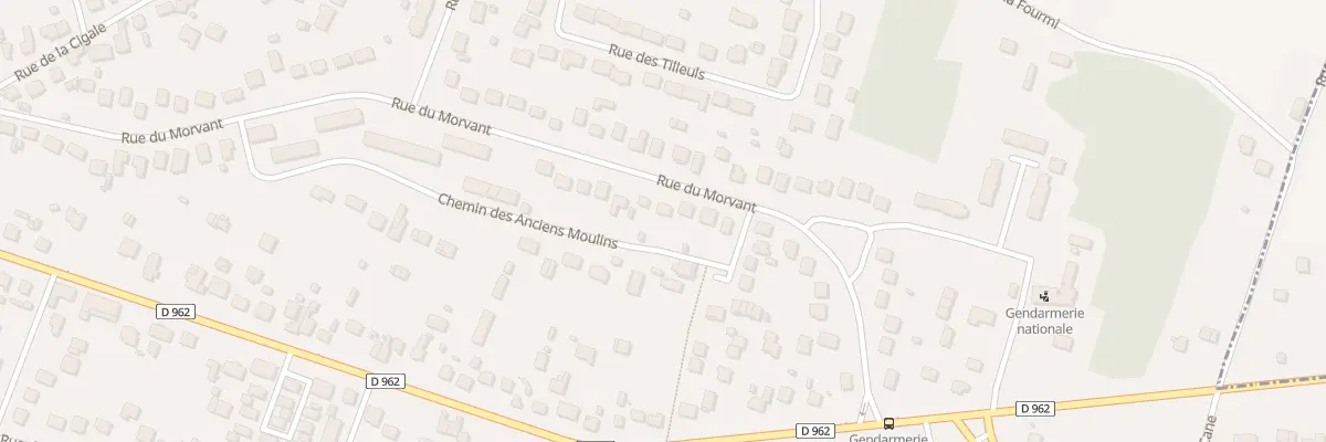 Plan du 52 Rue du Morvant à Châteauneuf-sur-Loire