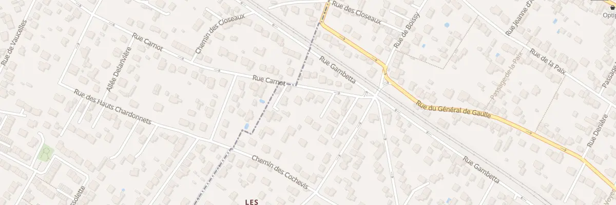 Plan du 197 Rue du Général de Gaulle à Saint-Leu-la-Forêt